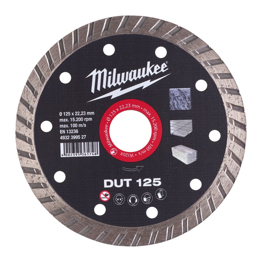 Diamanttrennscheibe DUT 125 mm Universal geschlossen - 1 Stück